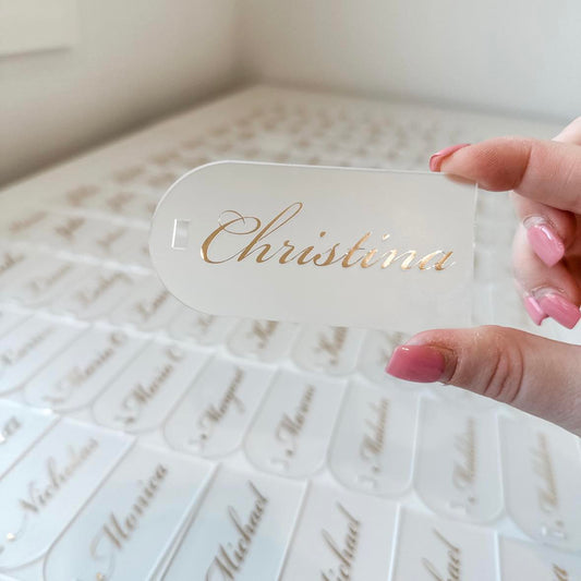 Acyrlic Place Cards