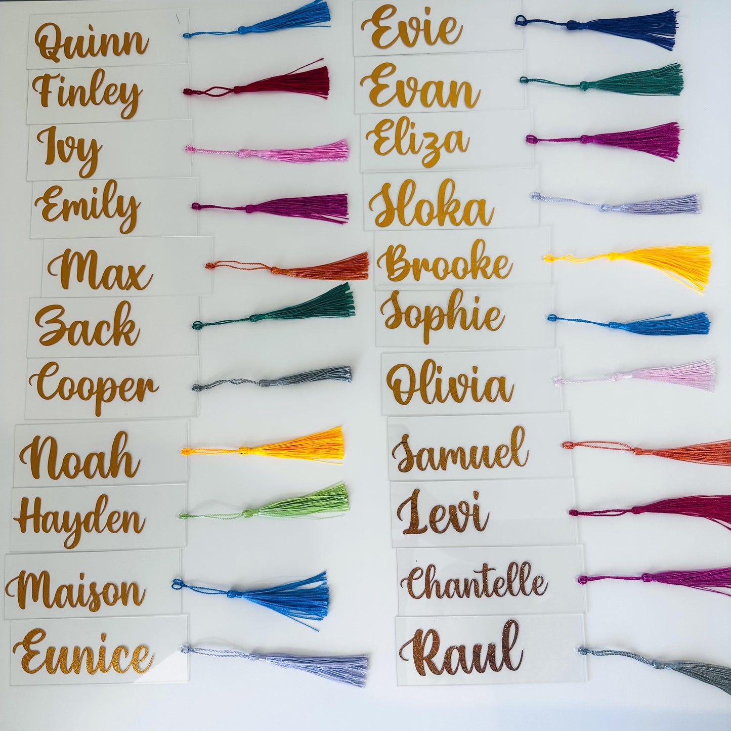 Personalied Bookmarks