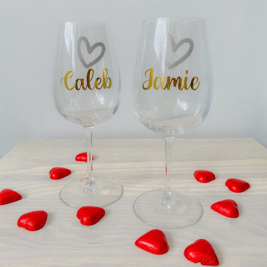 Couples Glasses Love Heart Edition