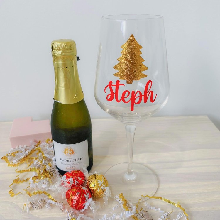Christmas Wine Glass Gift Pack